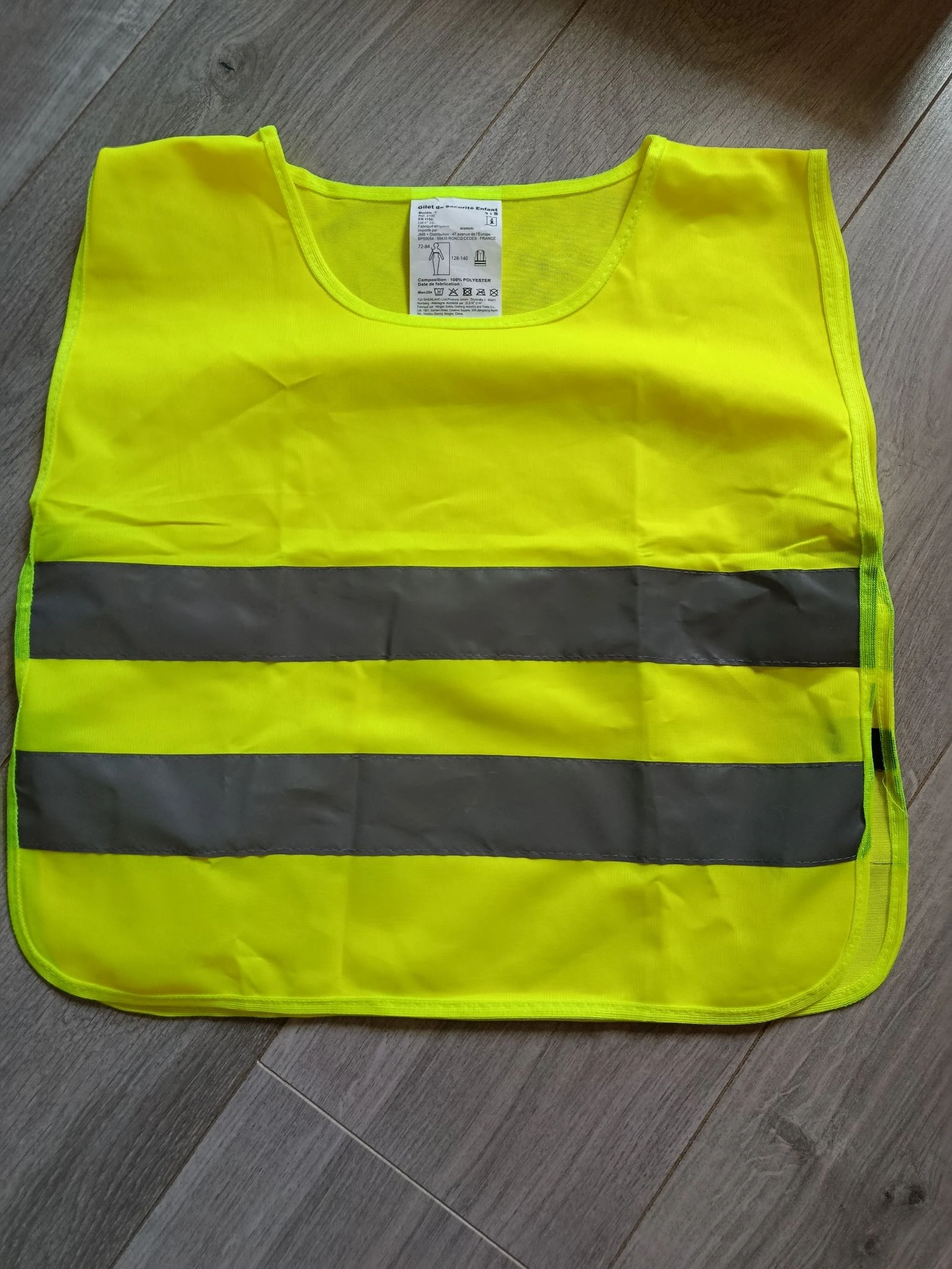 Gilet de sécurité enfant taille S